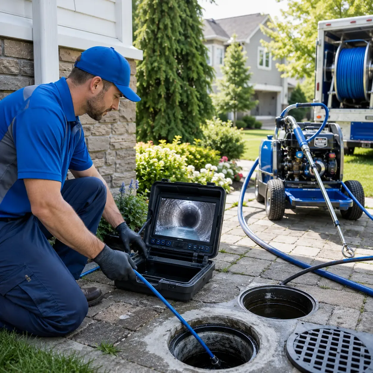Outdoor drain cleaning professionals serving Inkster, MI